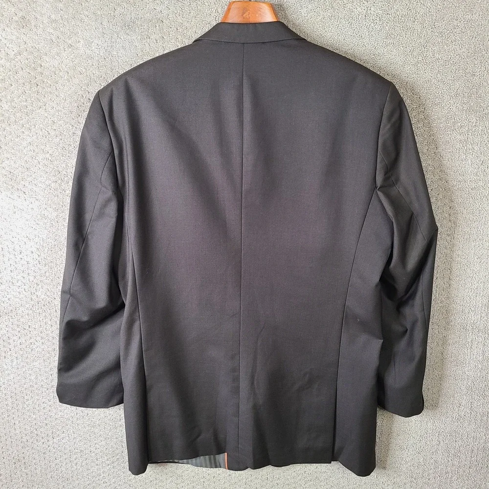 Tessori Jacket Mens 42L Brown Blazer Rayon Blend‎ 2 Button Suit Coat
